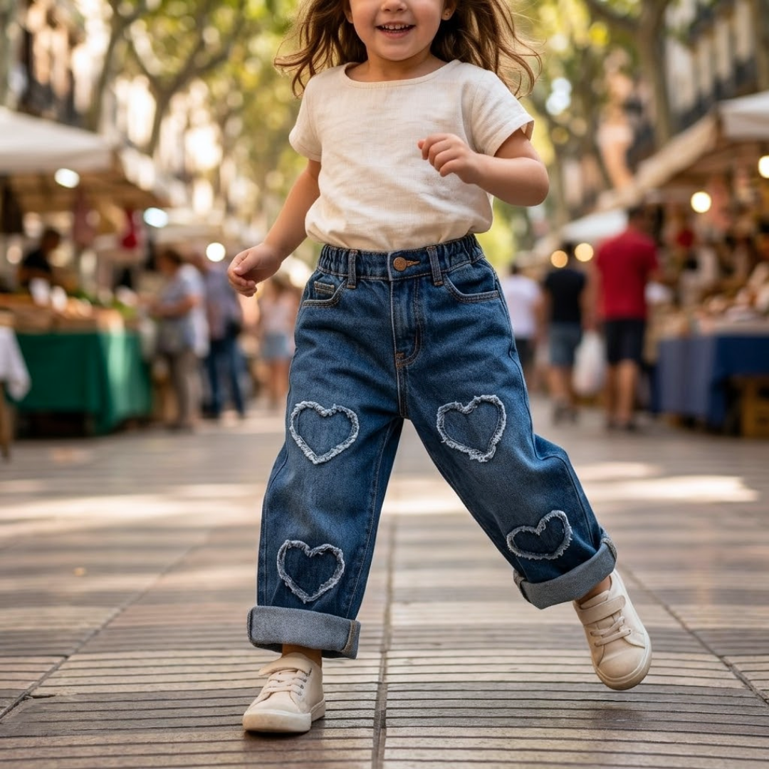Jeans Baggy Corazones