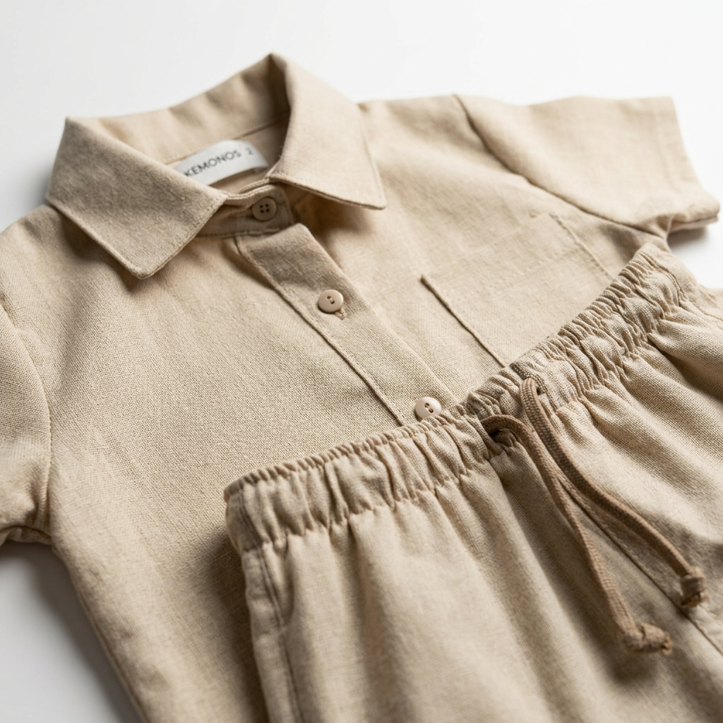 Conjunto lino liso Camisa + Short
