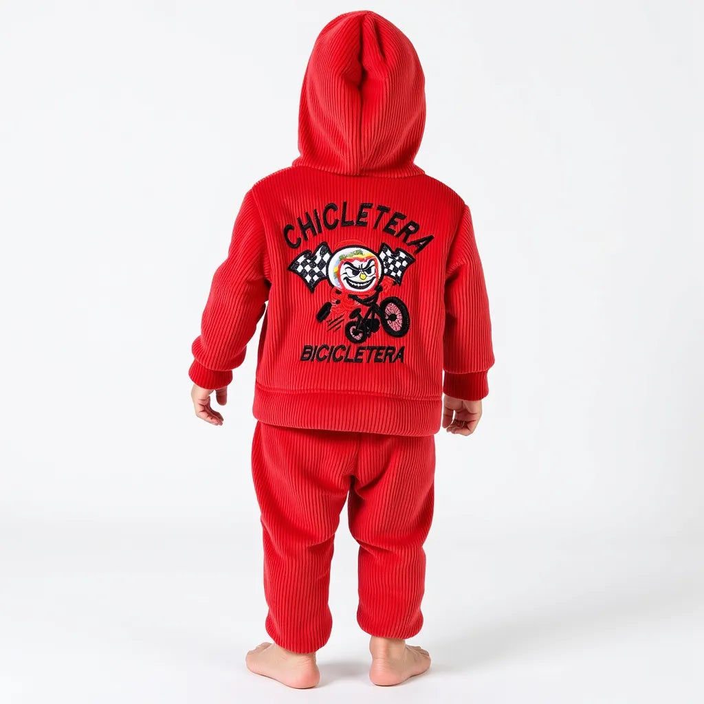 Conjunto "Chicletera Bicicletera" Panilla borrega