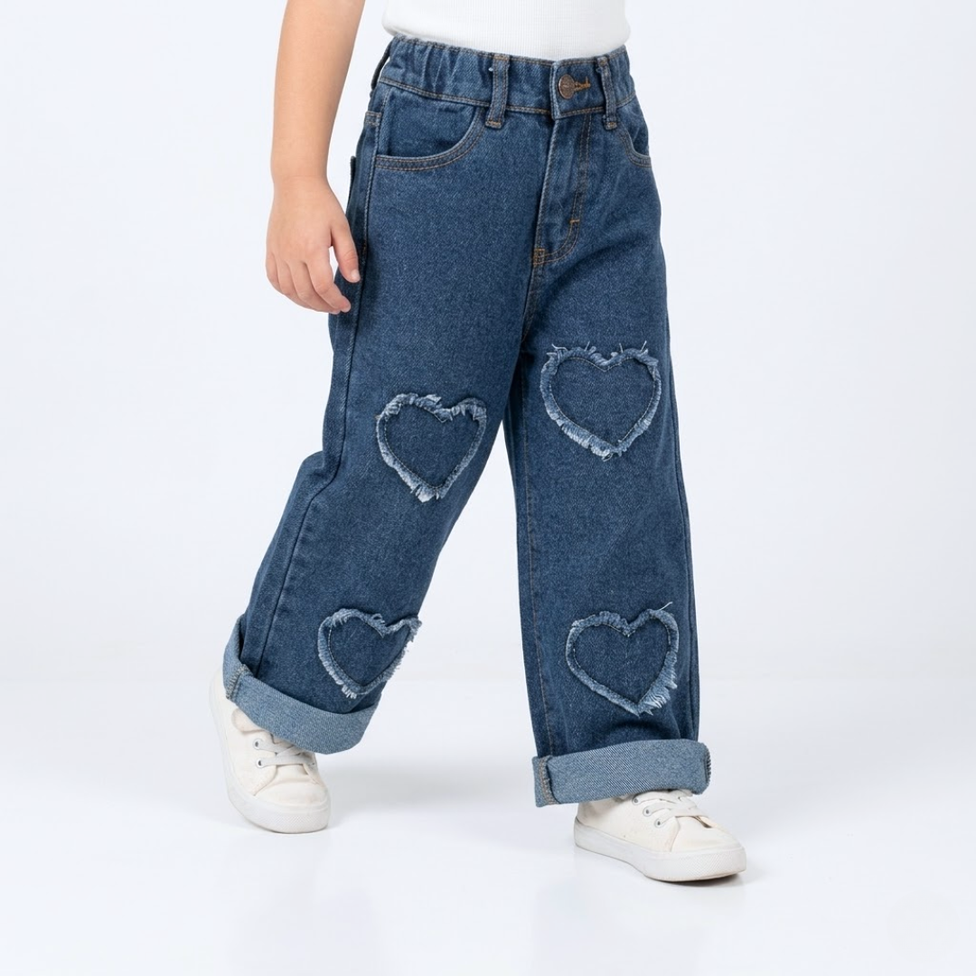 Jeans Baggy Corazones