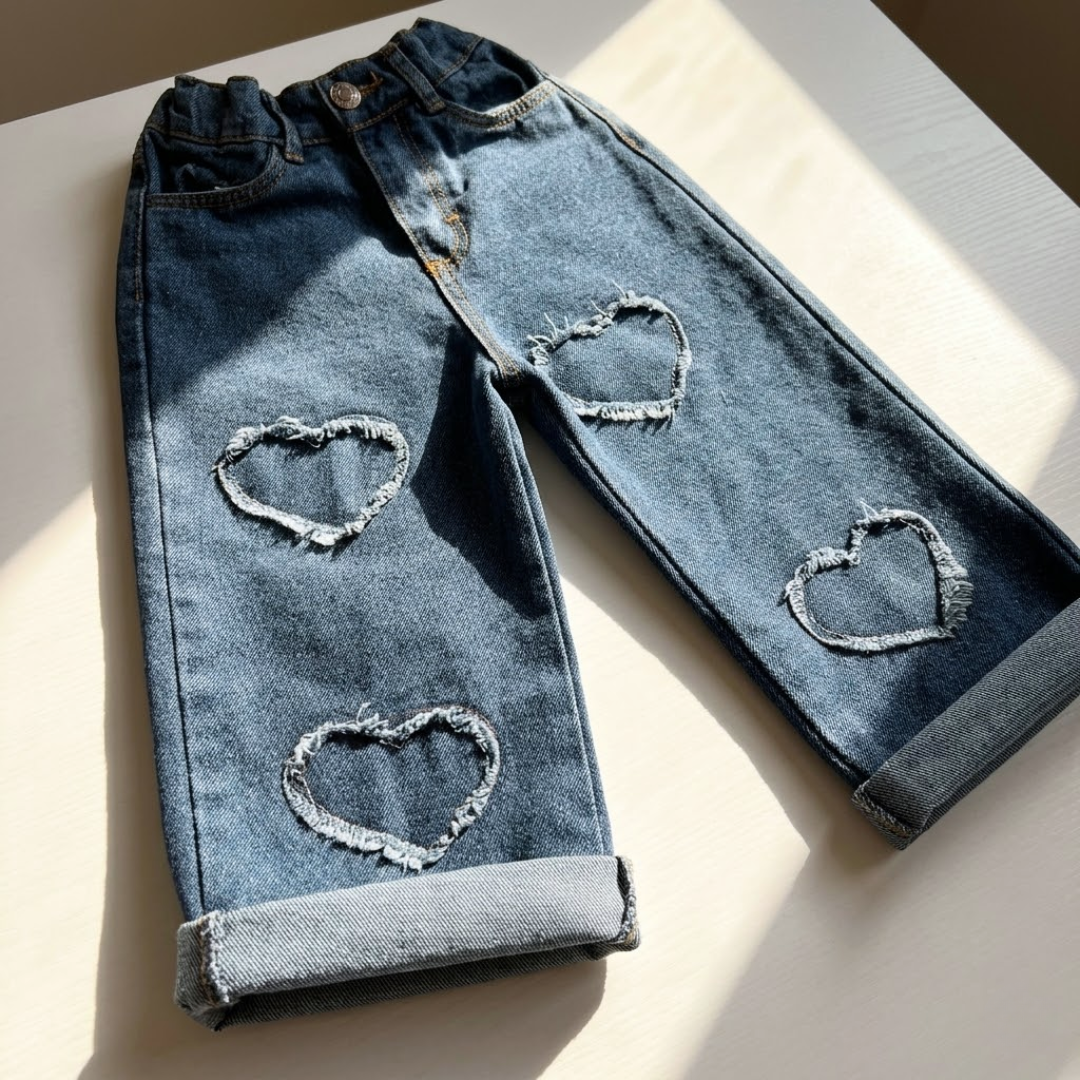 Jeans Baggy Corazones