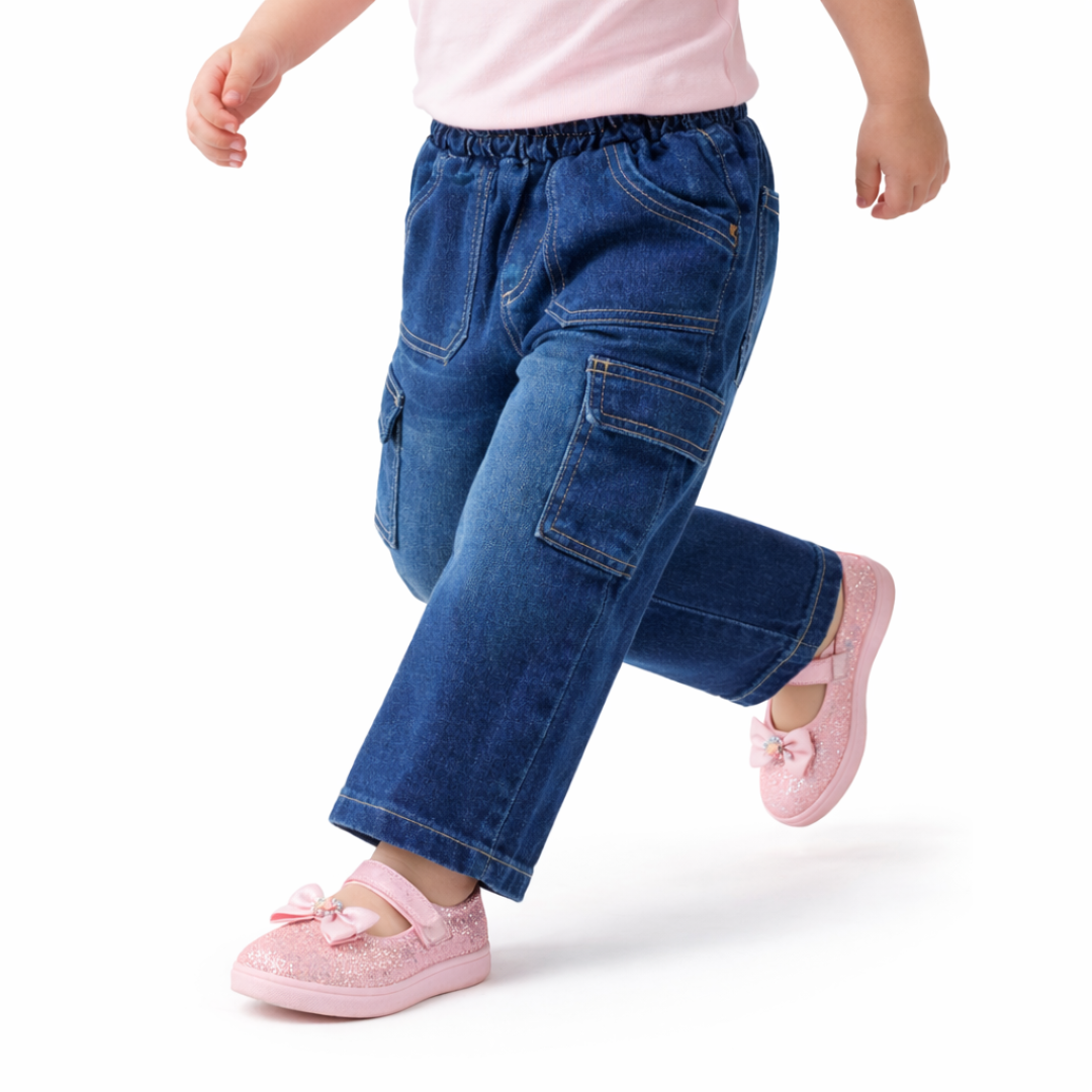 Jeans stretch cargo basico unisex