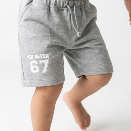 Short "Six seven" en french terry
