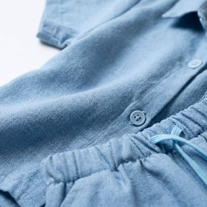 Conjunto lino liso Camisa + Short