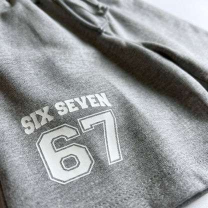 Short "Six seven" en french terry