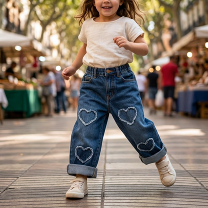 Jeans Baggy Corazones