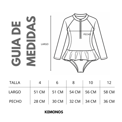 Traje de baño "Hojas”