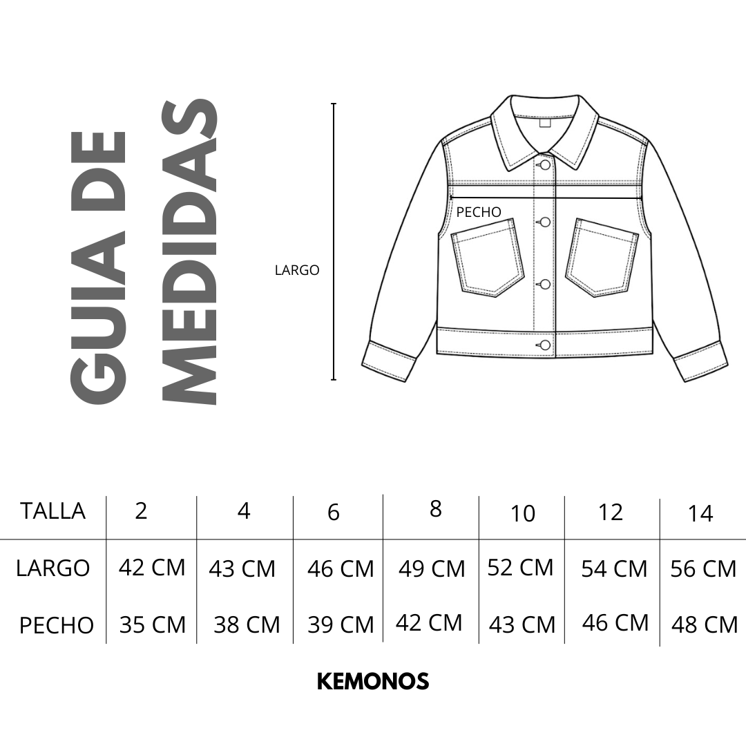 Chamarra mezclilla unisex