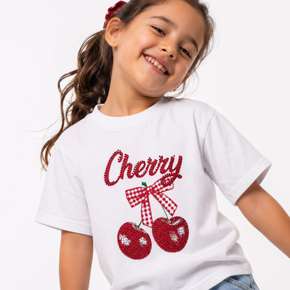 Playera CHERRY pedreria