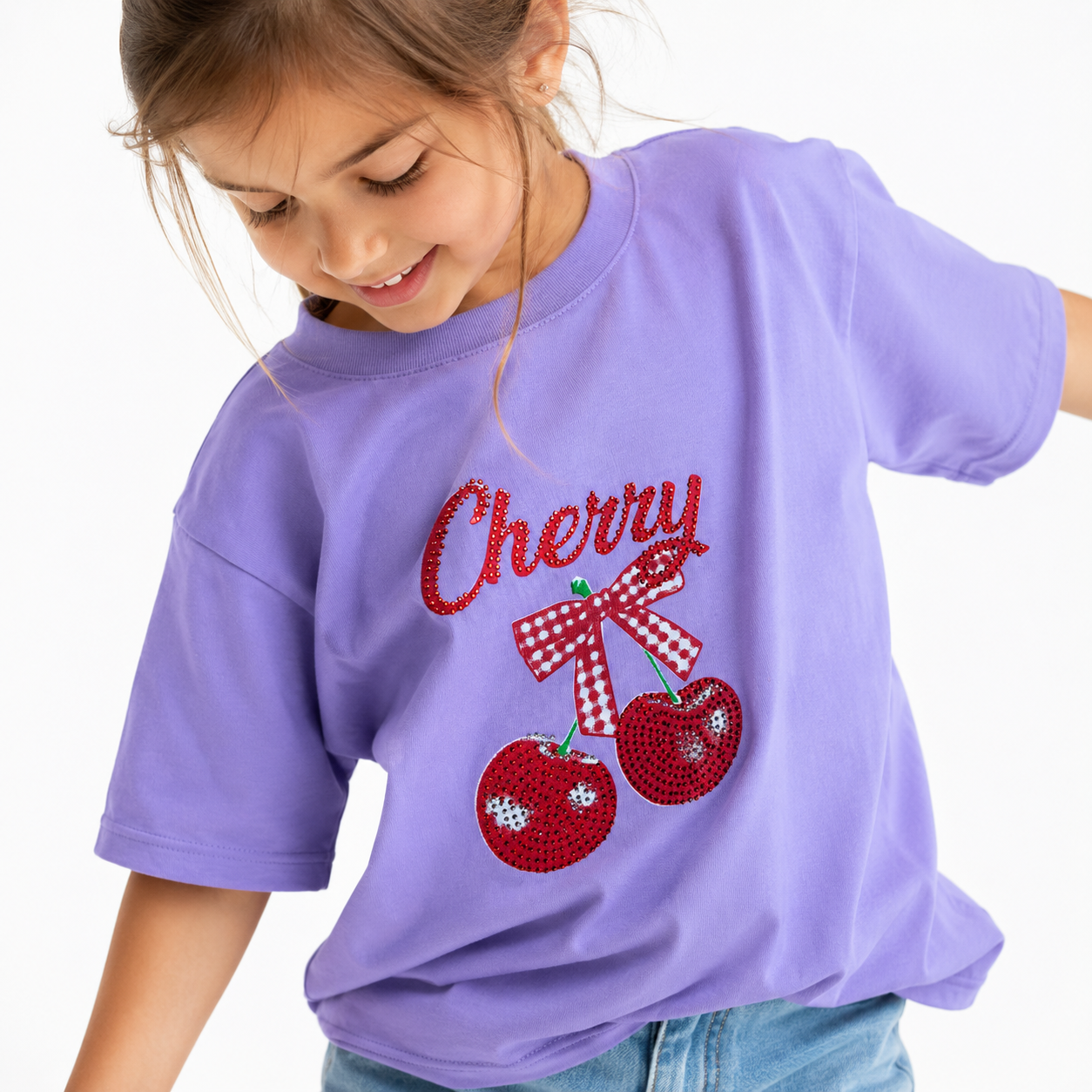 Playera CHERRY pedreria