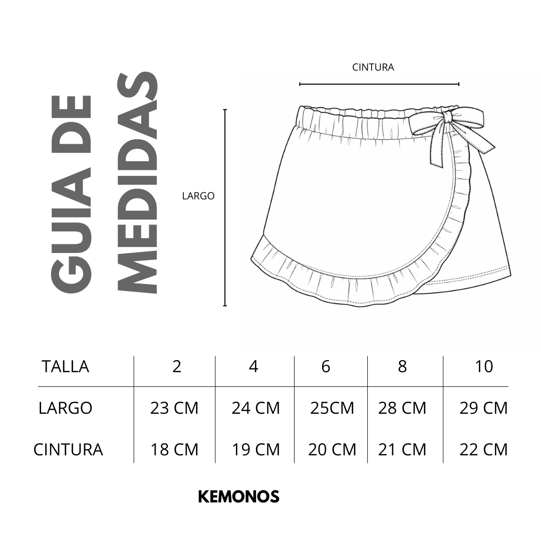 Modelo "Falda Short"