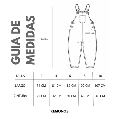 Peto Mezclilla unisex