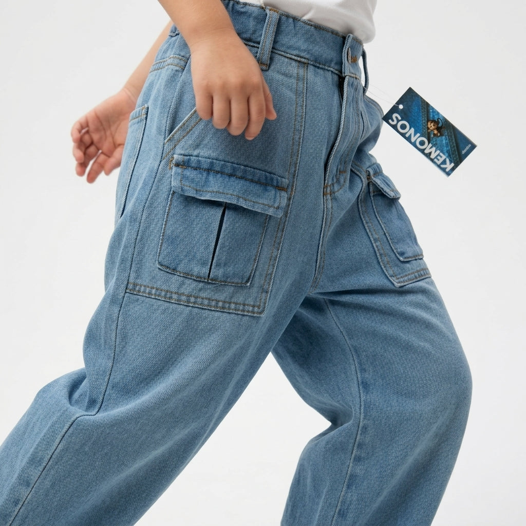 Jeans cargo baggy