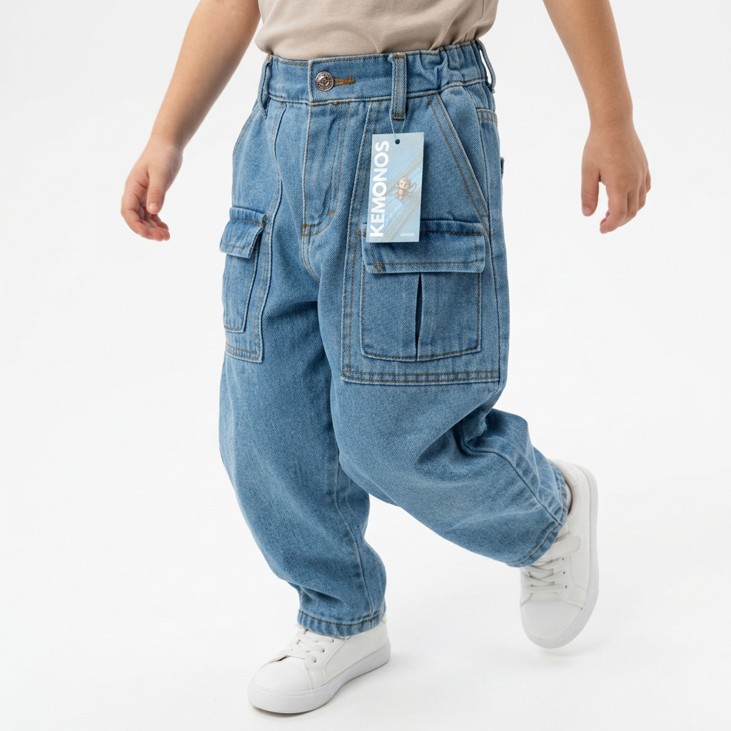 Jeans cargo baggy