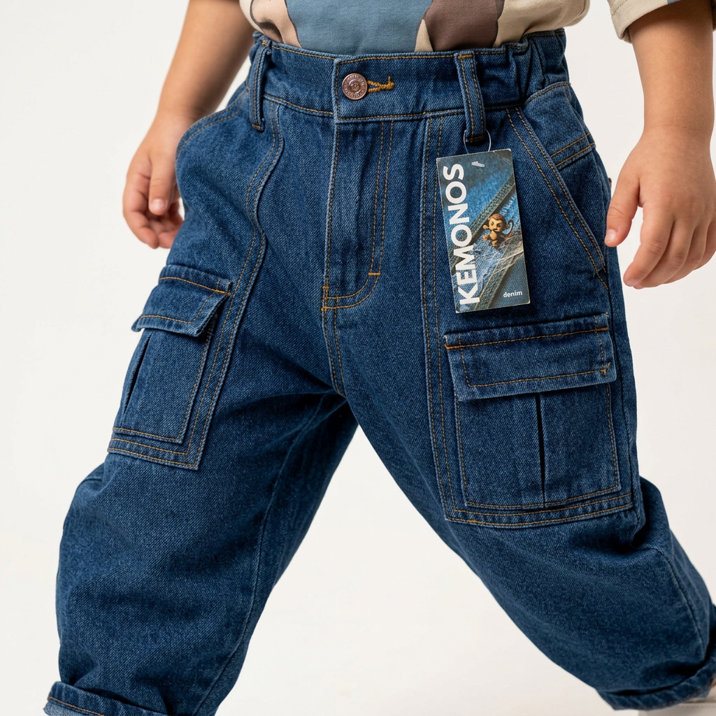 Jeans cargo baggy