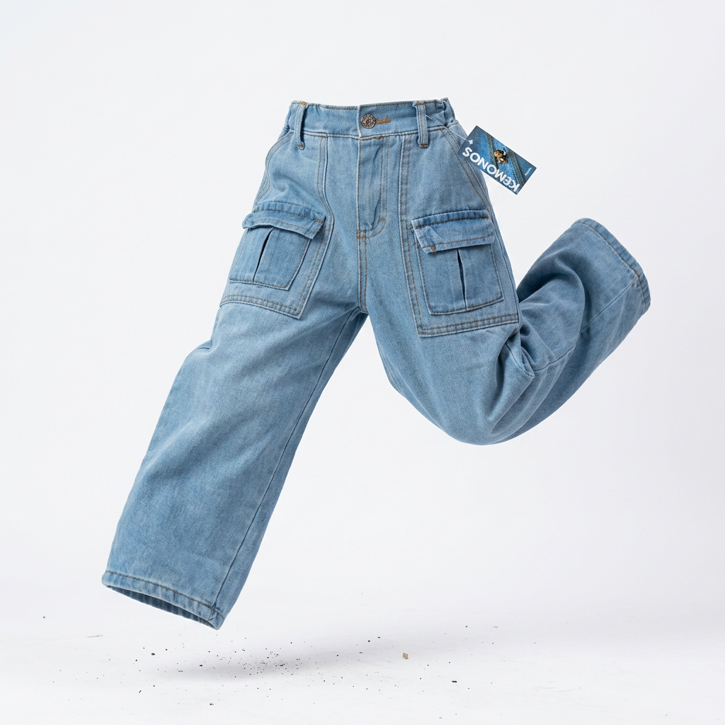Jeans cargo baggy