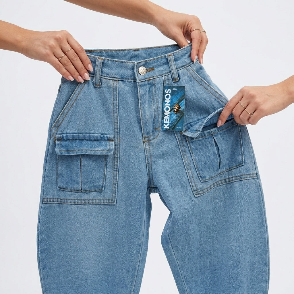 Jeans cargo baggy