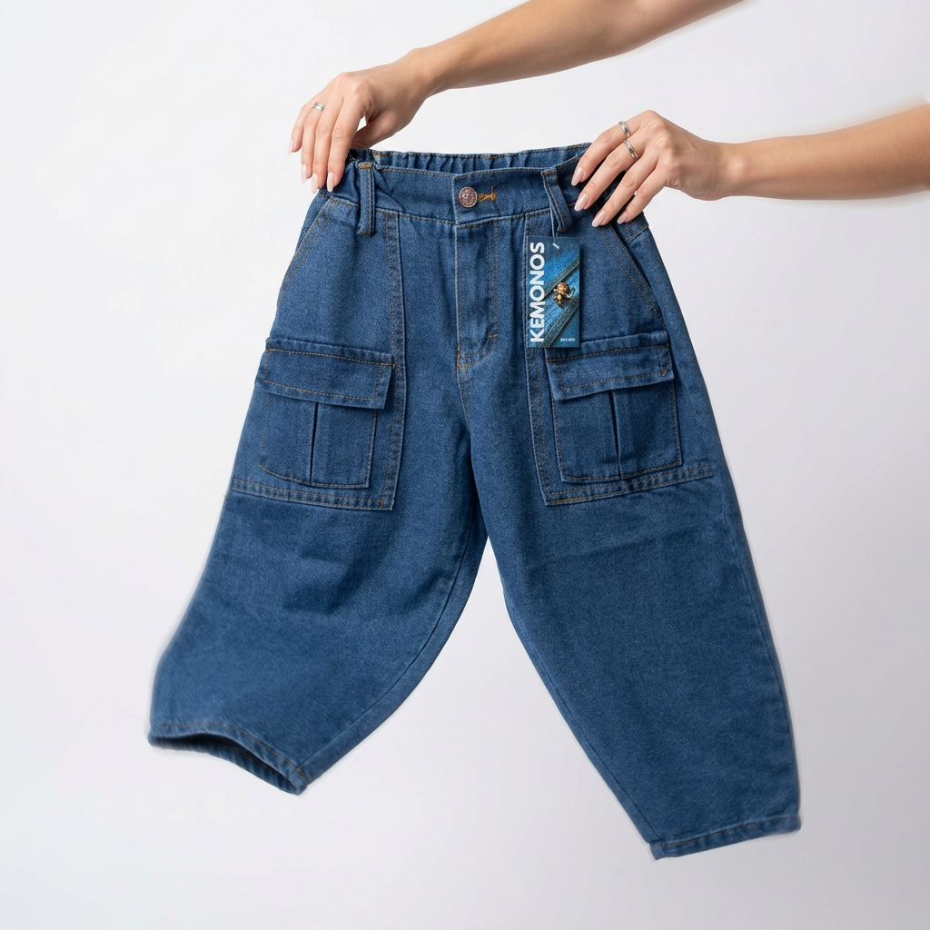 Jeans cargo baggy
