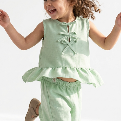 Conjunto Moños Lino Liso