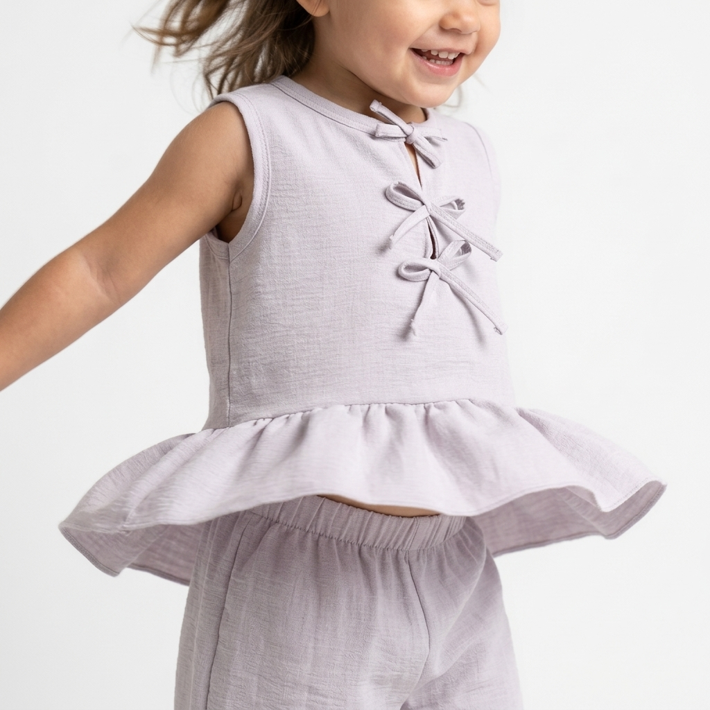 Conjunto Moños Lino Liso
