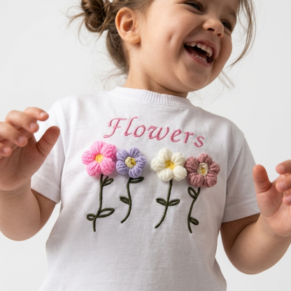 Modelo Playera FLOWERS