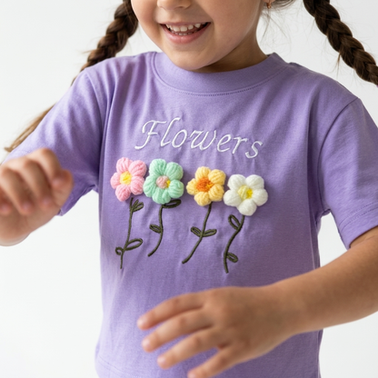 Modelo Playera FLOWERS