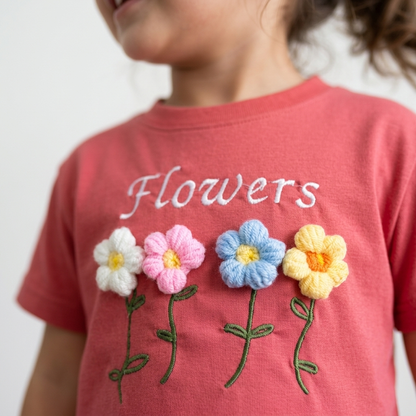 Modelo Playera FLOWERS