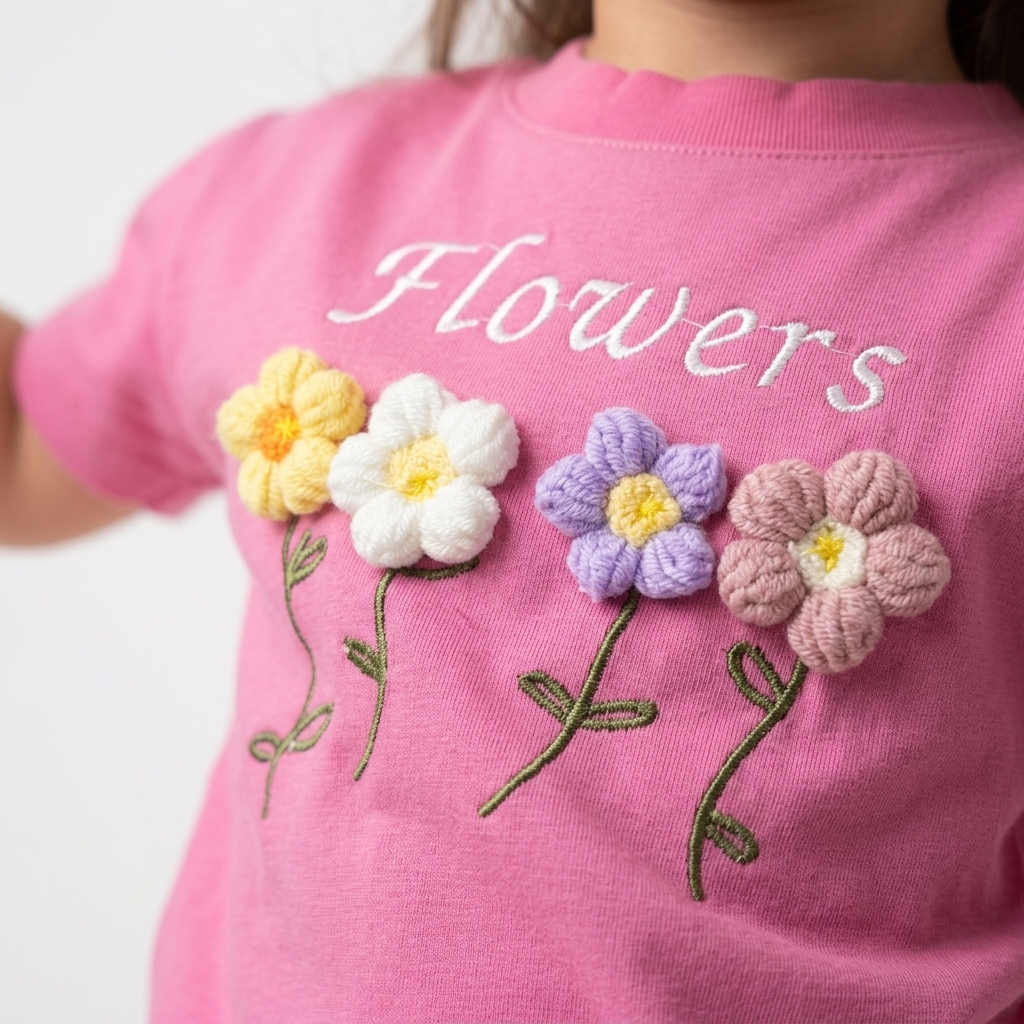 Modelo Playera FLOWERS