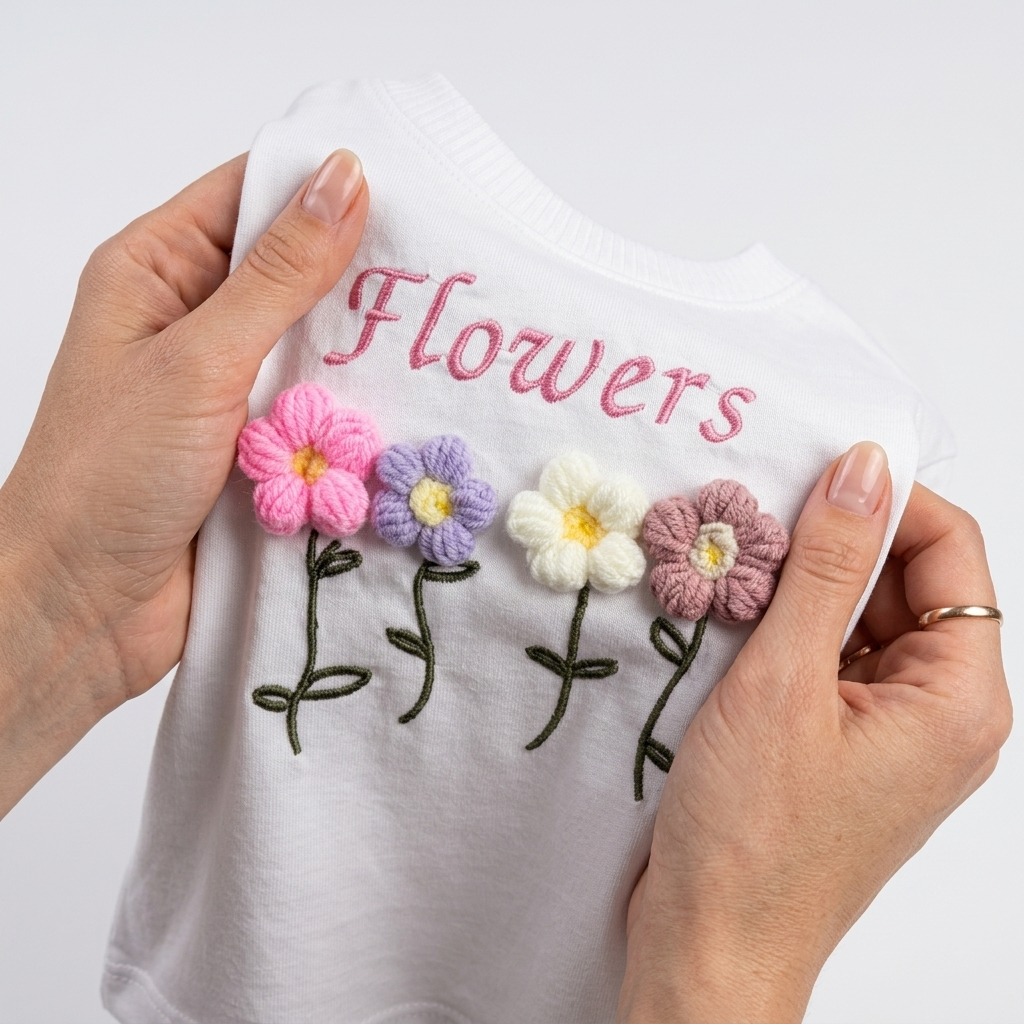 Modelo Playera FLOWERS