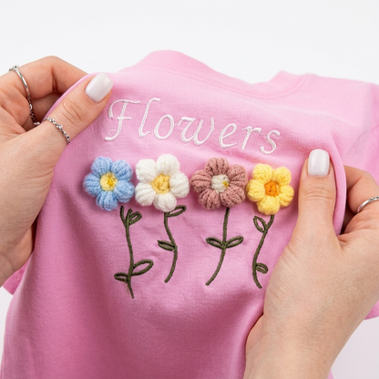 Modelo Playera FLOWERS