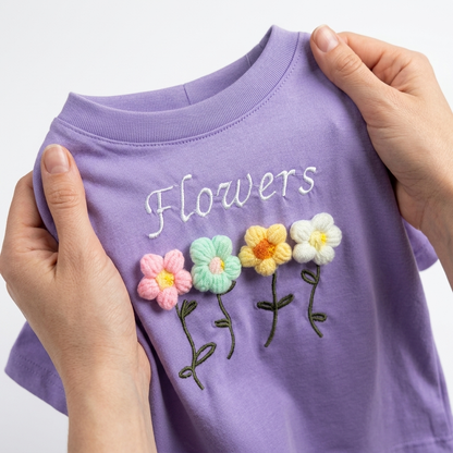 Modelo Playera FLOWERS