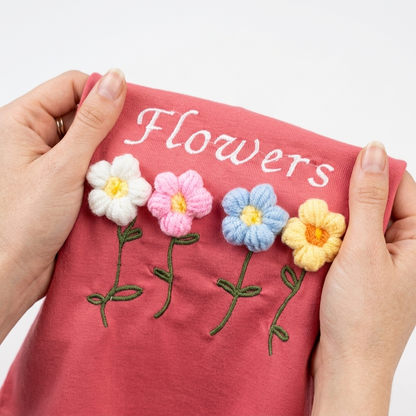 Modelo Playera FLOWERS