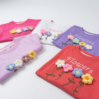 Modelo Playera FLOWERS