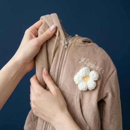 Chamarra + Pants Panilla "Flowers"