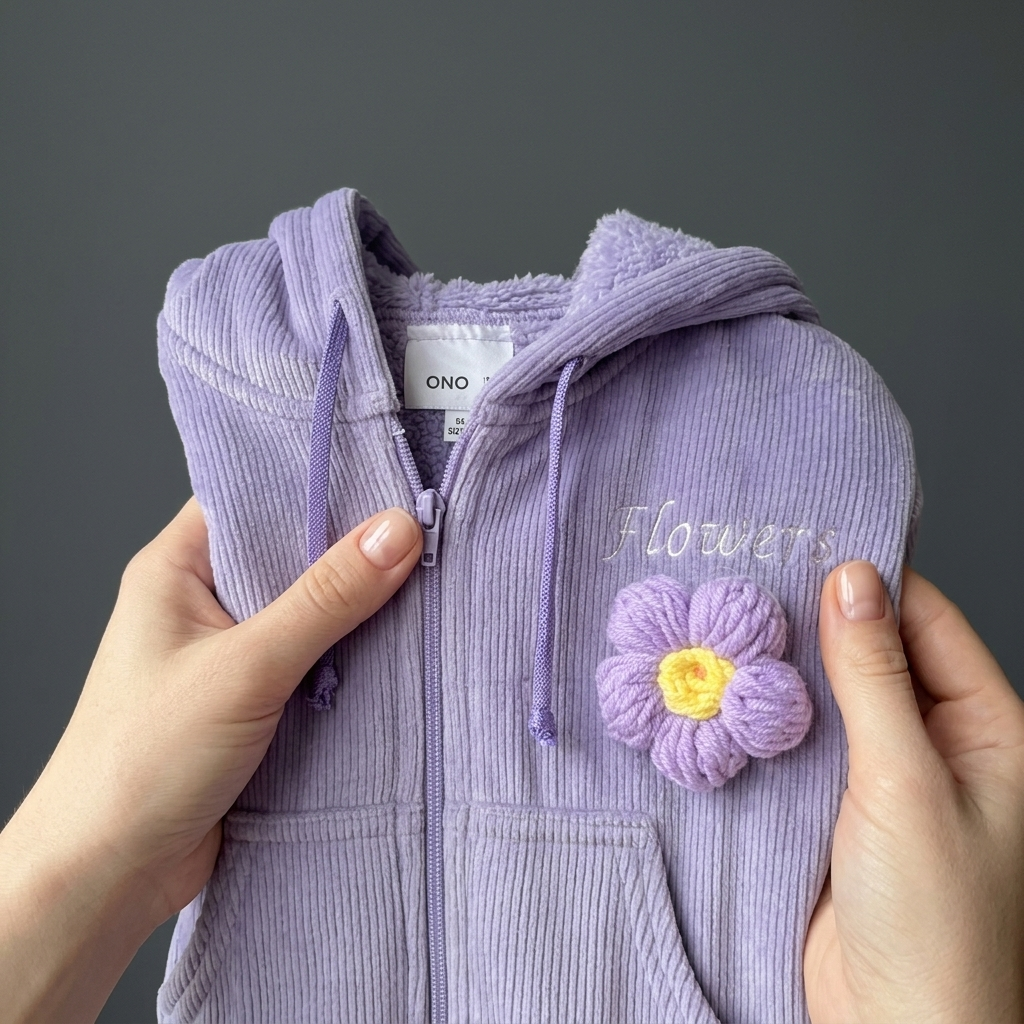 Chamarra + Pants Panilla "Flowers"