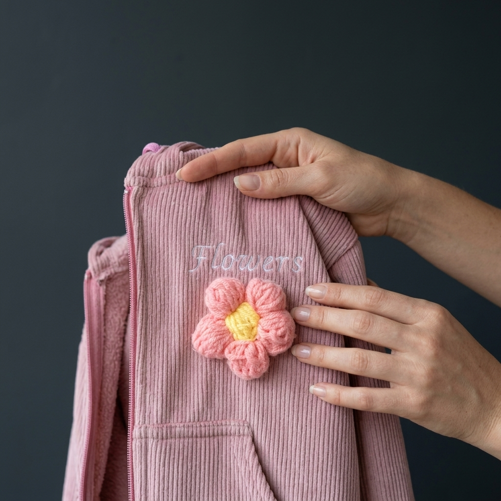 Chamarra + Pants Panilla "Flowers"