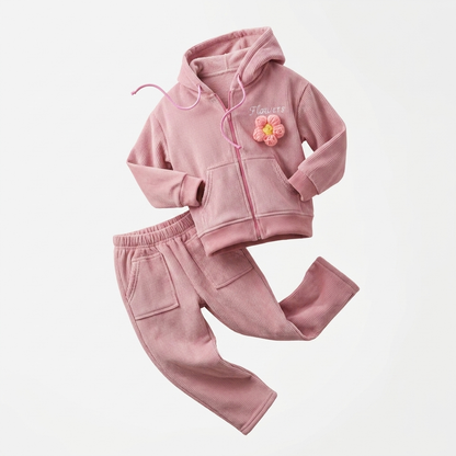 Chamarra + Pants Panilla "Flowers"