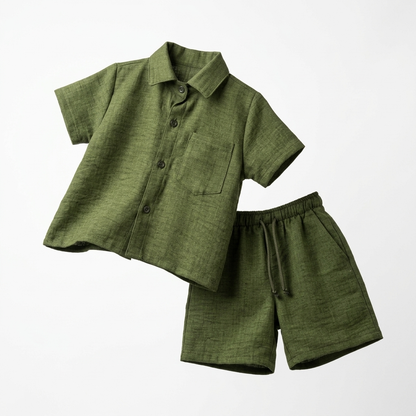 Camisa + Short Lino liso