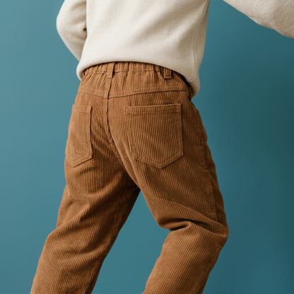Pantalon cargo tela pana