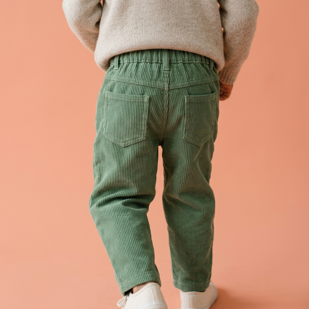 Pantalon cargo tela pana
