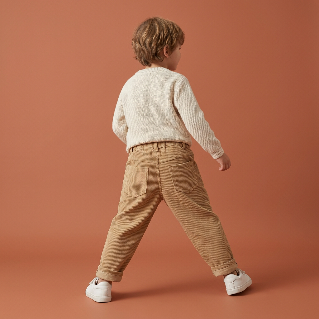 Pantalon cargo tela pana