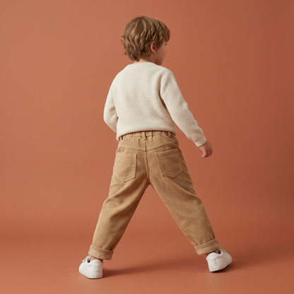 Pantalon cargo tela pana