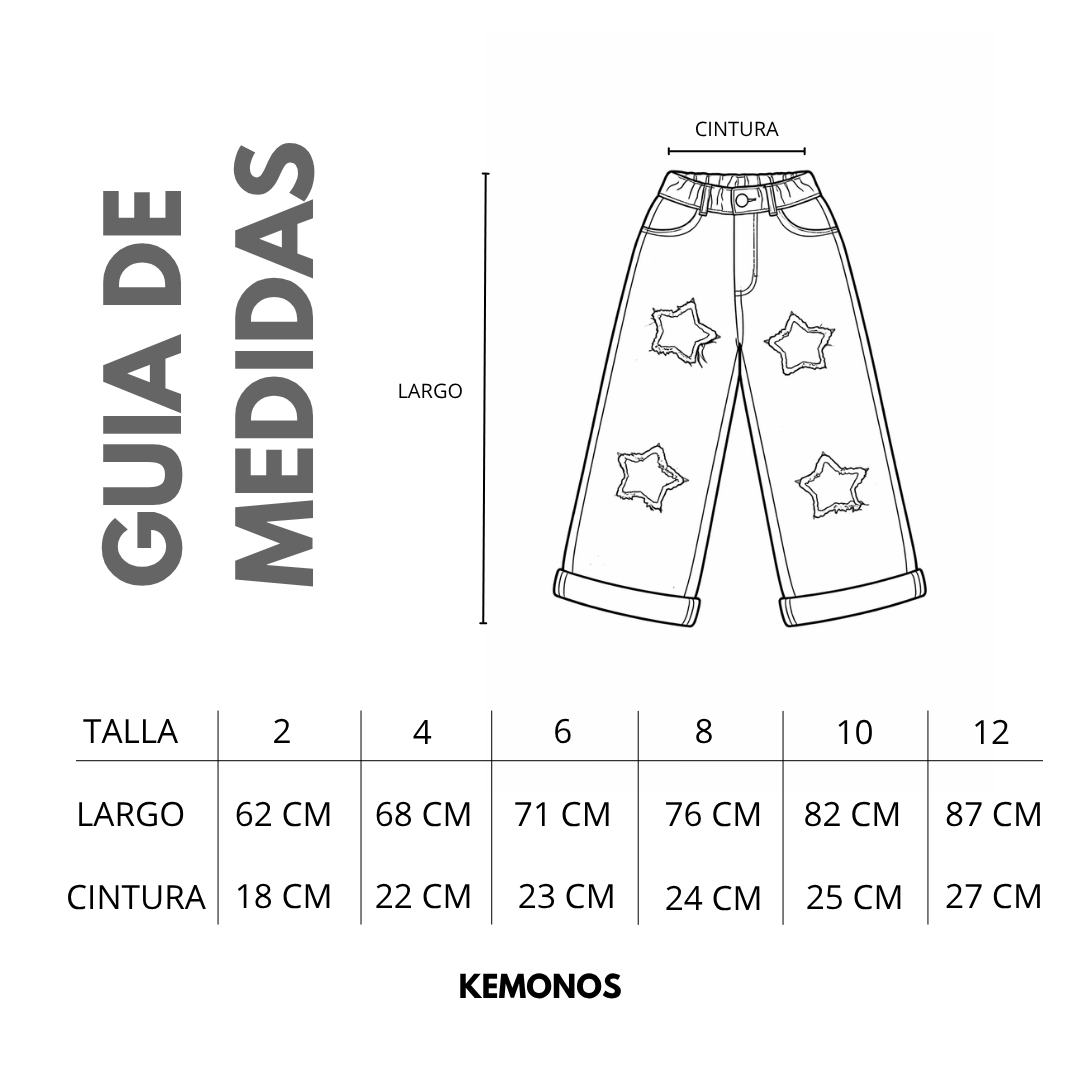Jeans Baggy Estrellas