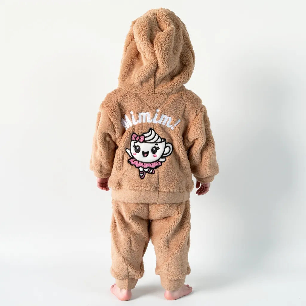 Conjunto "Mimimi" Sherpa corazones