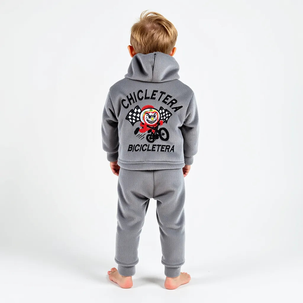 Conjunto "Chicletera Bicicletera" Panilla borrega