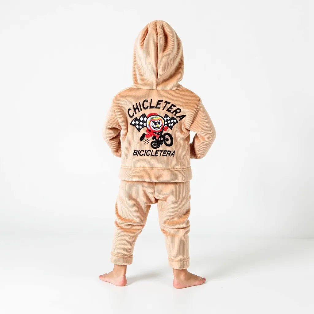 Conjunto "Chicletera Bicicletera" Panilla borrega