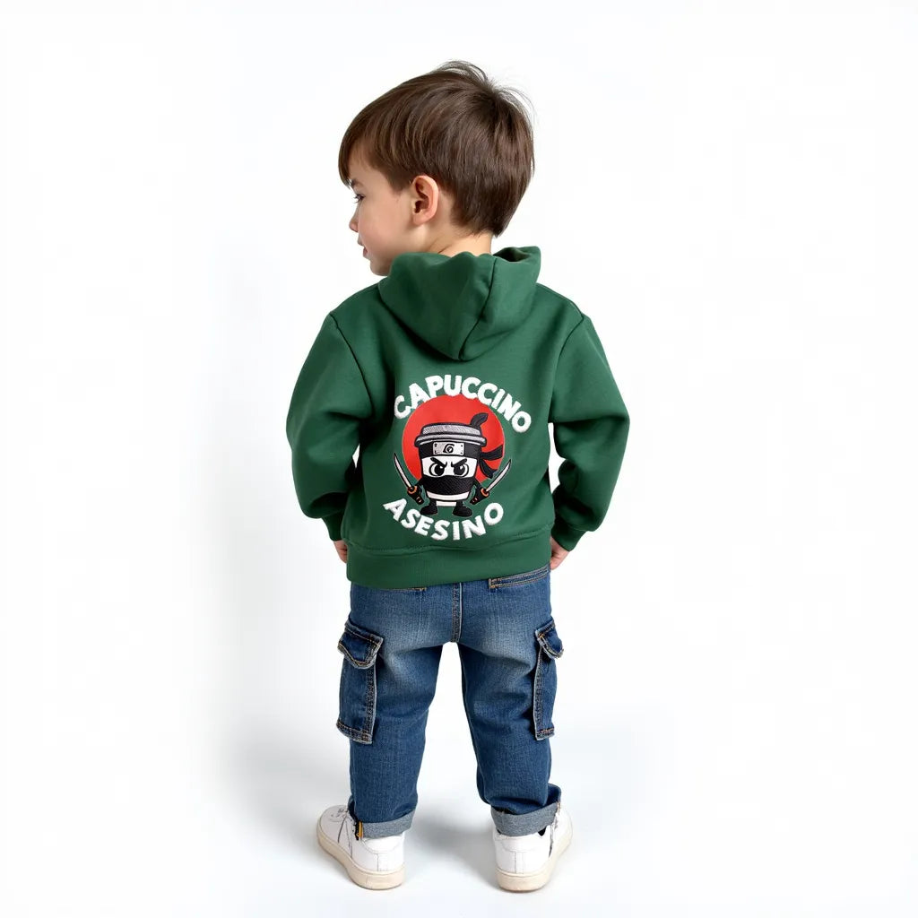 Conjunto "Capucciono Asesino" + Jeans cargo
