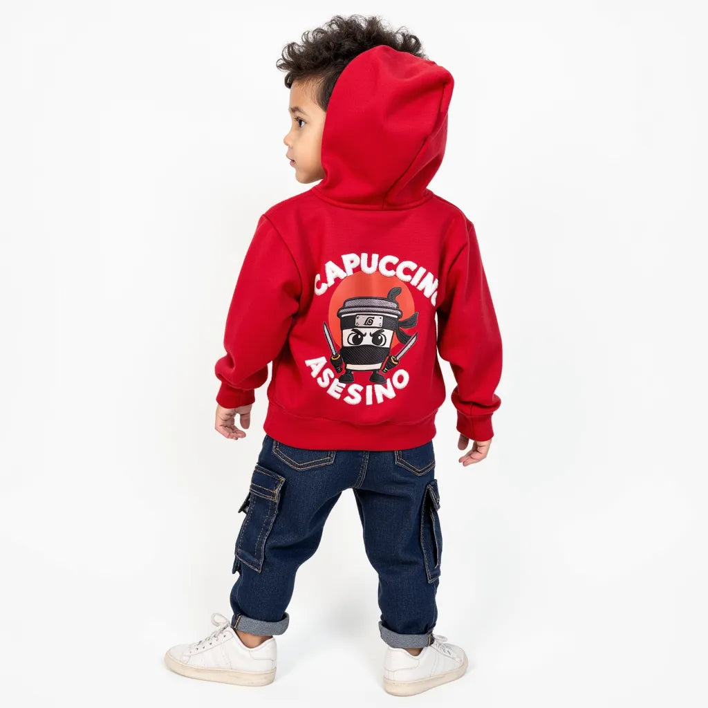 Conjunto "Capucciono Asesino" + Jeans cargo