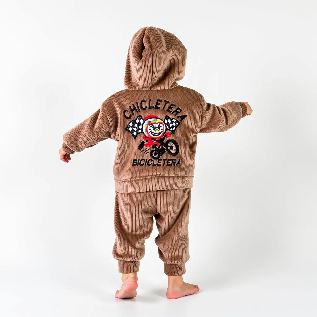 Conjunto "Chicletera Bicicletera" Panilla borrega